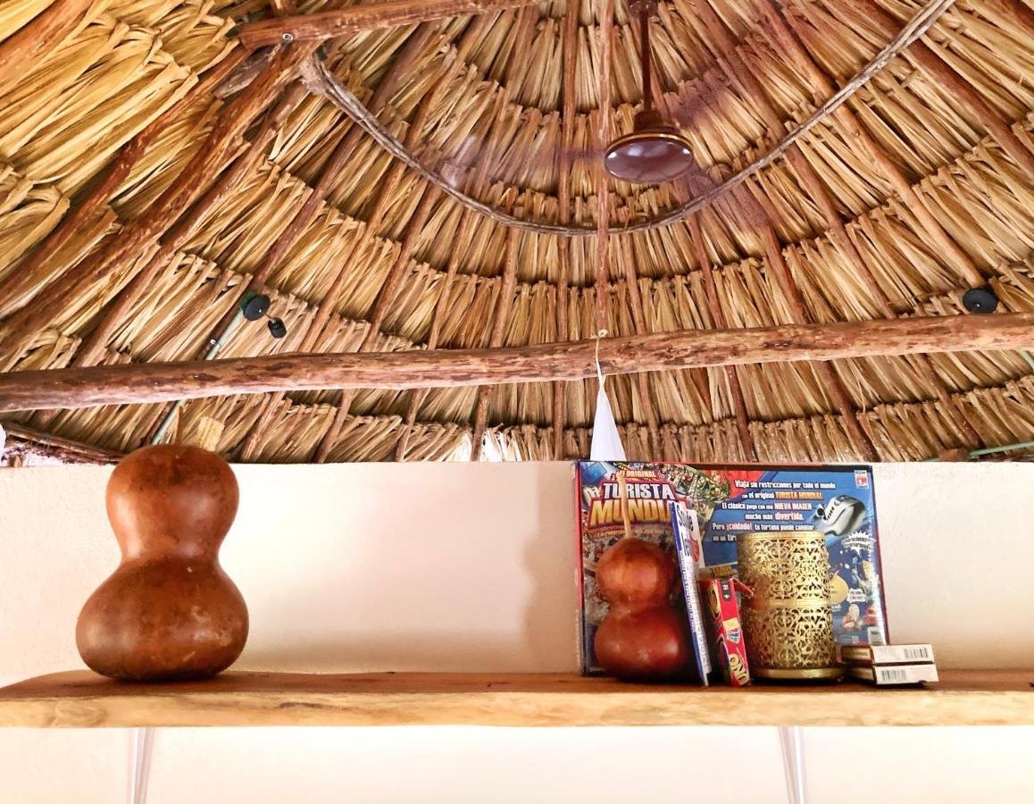 Encantadora Villa Maya Tradicional En Rancho Agroecologico Tzucaceb Esterno foto