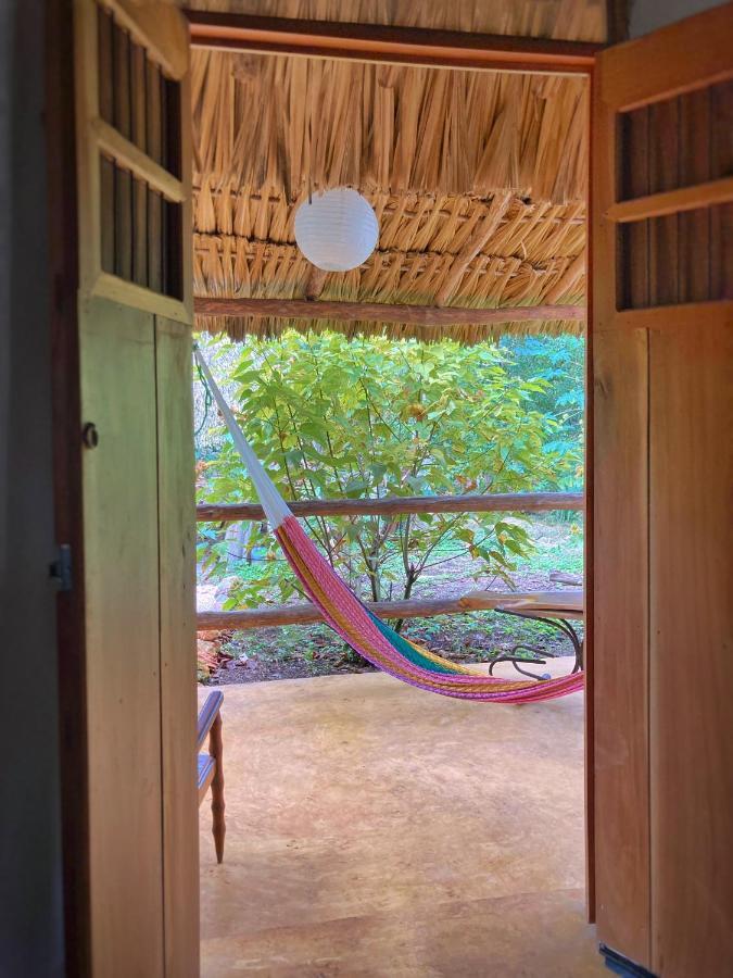 Encantadora Villa Maya Tradicional En Rancho Agroecologico Tzucaceb Esterno foto